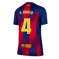 Barcelona Ronald Araujo #4 Domáci Ženy futbalový dres 2025-26 Krátky Rukáv